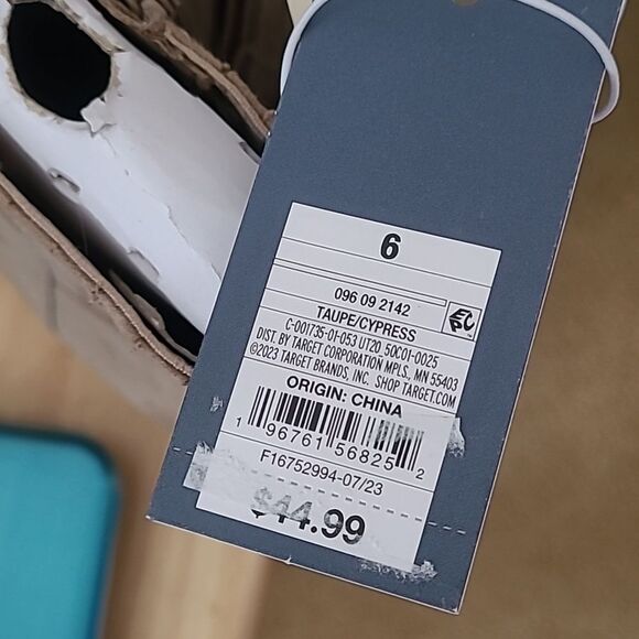 Universal Threads solid tan womens boots size 6 nwt side zip carmel booties boot - Picture 4 of 17